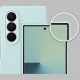 Θήκη Samsung Galaxy Z Fold7 Official Samsung Silicone Case Σιλικόνης με KickStand & Μεμβράνη Προστασίας Οθόνης - Mint (EF-MF966CMEGWW)