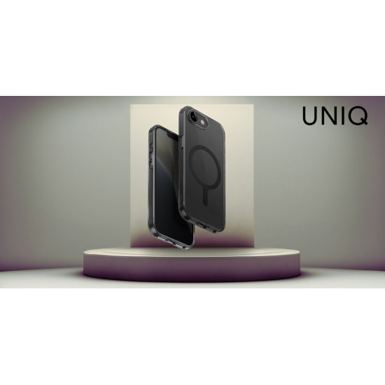 Θήκη iPhone 17e / 16e Uniq LifePro MagClick Ανθεκτική Σκληρή με MagSafe - Smoke (UNIQ-IP16E(2025)HYB-LPRMSMK)
