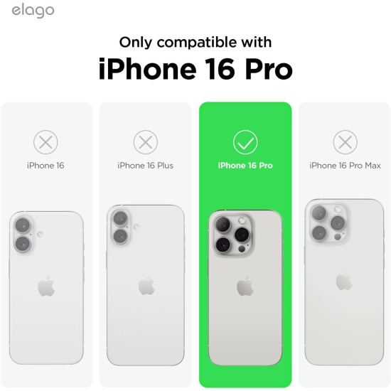 Θήκη iPhone 16 Pro Elago Magnetic Hybrid Ημιδιάφανη Σκληρή με MagSafe - Soft Feeling Dark Gray / Black (ES16MSHB63PRO-SFDGBK)