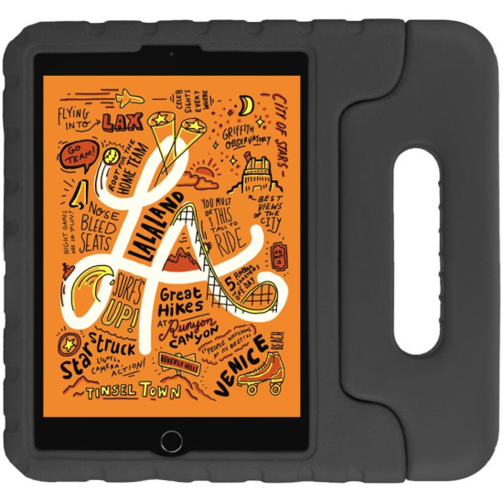 Θήκη iPad Mini 5 / 4 / 3 / 2 / 1 HappyCase Ανθεκτική για Παιδιά - Black (8719246391545)