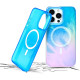 Θήκη iPhone 16 Pro Max Prodigee Pampas Ανθεκτική & Ιριδίζουσα με MagSafe - Breeze (IPH16P-6.7-PMPS-BRZ)