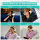 Bluetooth Ακουστικά Lazerbuilt Jazwares Original Squishmallows Λούτρινα Ασύρματα Κεφαλής για Παιδιά με Μικρόφωνο - Cam the Cat (HMSQM-BT-CAM)