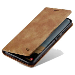 Θήκη Samsung Galaxy A36 Spacecase Wallet Πορτοφόλι - Light Brown (5905719117443)