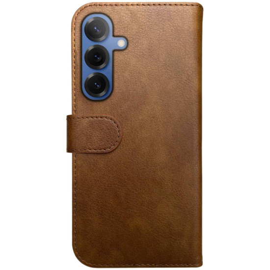 Θήκη Samsung Galaxy S25 Rosso Element PU Πορτοφόλι - Brown (8719246463099)