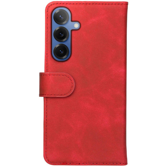Θήκη Samsung Galaxy S25 Rosso Element PU Πορτοφόλι - Red (8719246463105)