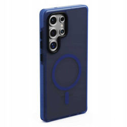 Θήκη Samsung Galaxy S25 Ultra Spacecase Hybrid Fusion Mag Ημιδιάφανη Σκληρή με MagSafe - Blue (5905719114312)