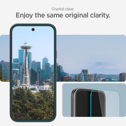 Tempered Glass Google Pixel 9a Spigen GLAS.tR EZ Fit Αντιχαρακτικό Γυαλί Προστασίας Οθόνης 2 Τεμάχια - Clear (AGL08938)