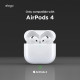 Θήκη AirPods 4th Gen Elago Cassette Player Hang Case Σιλικόνης - Blue (EAP4-CST-HANG-BL)