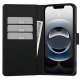 Θήκη iPhone 17e / 16e Tech-Protect Wallet RS Πορτοφόλι από Οικολογικό Δέρμα - Black / Red (5906302362622)