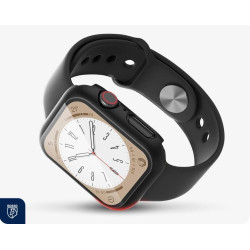 Θήκη Apple Watch 9 / 8 / 7 (45mm) Rosso με Tempered Glass - Black (8719246461217)