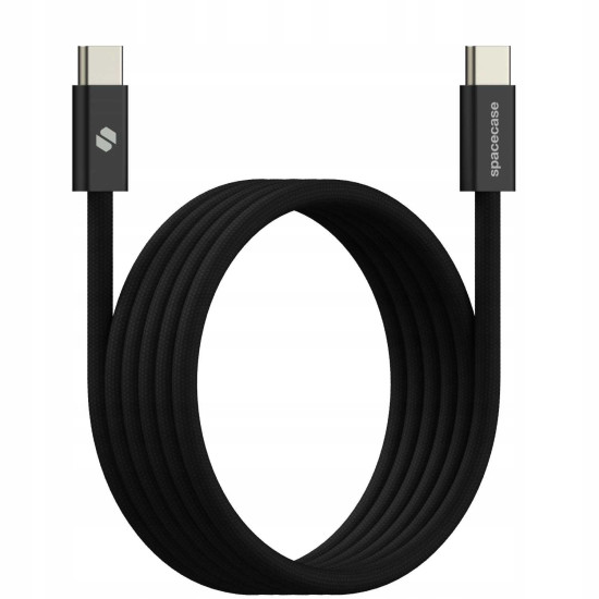 Καλώδιο Type-C Spacecase CL06 Magnetic σε Type-C Μαγνητικό για Φόρτιση & Μεταφορά Δεδομένων 100cm 100W - Black (5905719119027)