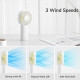 Ανεμιστηράκι JisuLife Handheld Fan Life6 FA20X Premium Φορητό Επαναφορτιζόμενο με 3 Ταχύτητες Ανέμου 4.000mAh - White (6972154736620)