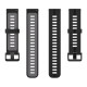 Λουράκι (20mm) Samsung Galaxy Watch FE / 7 / 6 / 5 / 5 Pro /4 (47/46/45/44/43/42/40mm) / Active / Active 2 / Huawei Watch GT 3 42mm / GT 3 Pro 43mm Techsuit Watchband W002 Σιλικόνης - Black (5949419024823)