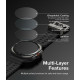 Θήκη & Tempered Glass Samsung Galaxy Watch Ultra 2025 / 2024 47mm Ringke Combo Pack Σκληρή & Αντιχαρακτικό Γυαλί Προστασίας Οθόνης - Titanium Black (8809961787744)