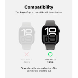 Θήκη Apple Watch 11 / 10 46mm Ringke Onyx Σκληρή - Navy (8800274969681)