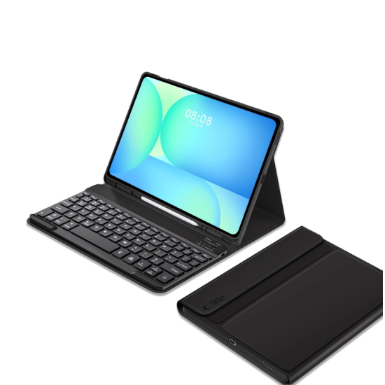 Θήκη Samsung Galaxy Tab S10 FE Plus 13.1" X620 / X626B Tech-Protect SC Pen Smartcase με Υποδοχή για Γραφίδα & Πληκτρολόγιο Bluetooth - Black (5906302368259)