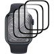 Hybrid Glass Apple Watch Ultra 3 / Ultra 2 / Ultra 1 49mm Rosso Watch Screen Protector Αντιχαρακτικό Προστατευτικό Υβριδικό Οθόνης 3 Τεμάχια - Black (8719246460975)