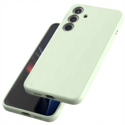 Θήκη Samsung Galaxy S25 Spacecase Silicone Magnetic Case Σιλικόνης με MagSafe - Mint (5905719114183)