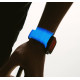Λουράκι Apple Watch Ultra/SE/11/10/9/8/7/6/5/4 (49/46/45/44mm) Nomad Rocky Point Band Glow in the Dark Φωσφορίζον Αδιάβροχο FKM & Τιτάνιο - Icy Blue Glow / Black Titanium Hardware (NM014445858)