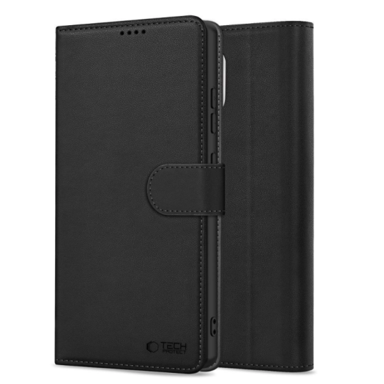 Θήκη Xiaomi Poco F7 Tech-Protect Wallet Πορτοφόλι - Black (5906302330720)