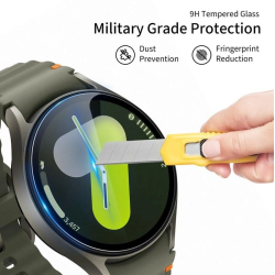 Tempered Glass Samsung Galaxy Watch 7 / 6 / 5 / 4 44mm Tech-Protect Glass Fit+ Αντιχαρακτικό Γυαλί Προστασίας Οθόνης 2 Τεμάχια - Clear (5906302318643)