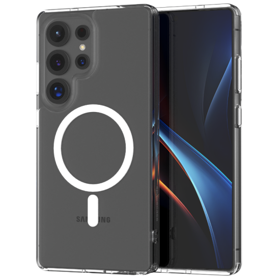 Θήκη Samsung Galaxy S25 Ultra Spacecase Clear MagSafe Σκληρή Διάφανη με MagSafe - Transparent (5905719114077)