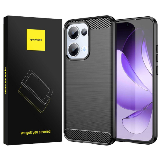 Θήκη Oppo Reno13 5G Spacecase Carbon Σιλικόνης - Black (5905719118976)