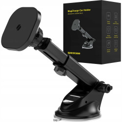 Βάση Κινητών Αυτοκινήτου Spacecase WM9B MagCharge Car Holder με Βεντούζα για Ταμπλό / Παρμπρίζ & Ασύρματη Μαγνητική Φόρτιση MagSafe 15W - Black (5905719119003)