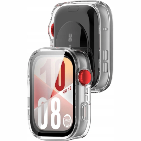 Θήκη Huawei Watch Fit 4 Tech-Protect Defense με Tempered Glass - Clear (5906302368563)