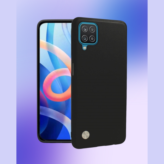 Θήκη Samsung Galaxy A12 Bodycell Vegan Cover Σκληρή - Black (5206015076374)