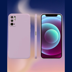 Θήκη Xiaomi Redmi Note 10 5G / Redmi Note 10T 5G / Poco M3 Pro 5G Bodycell Square Liquid Σιλικόνης - Light Violet (5206015000508)