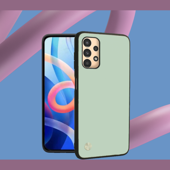 Θήκη Samsung Galaxy A13 4G Bodycell Vegan Cover Σκληρή - Light Green (5206015076435)