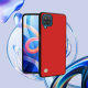 Θήκη Samsung Galaxy A12 Bodycell Vegan Cover Σκληρή - Red (5206015076404)