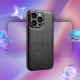 Θήκη iPhone 13 Pro Max Bodycell Prestige Backcover με Πλαίσιο Κάμερας - Black (5206015068195)