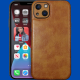 Θήκη iPhone 14 Bodycell Prestige Backcover με Πλαίσιο Κάμερας - Brown (5206015068256)