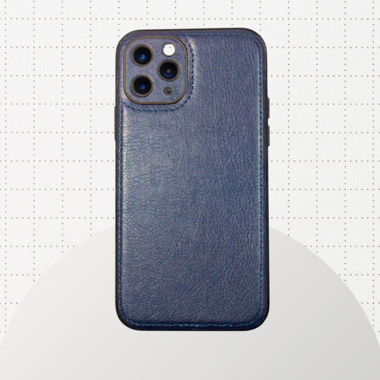 Θήκη iPhone 11 Pro Max Bodycell Prestige Backcover με Πλαίσιο Κάμερας - Blue (5206015067969)