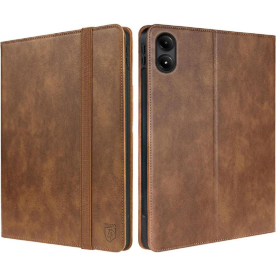 Θήκη Xiaomi Redmi Pad Pro / Poco Pad 12.1" Rosso Element PU με Υποδοχή για Γραφίδα - Brown (8719246474569)
