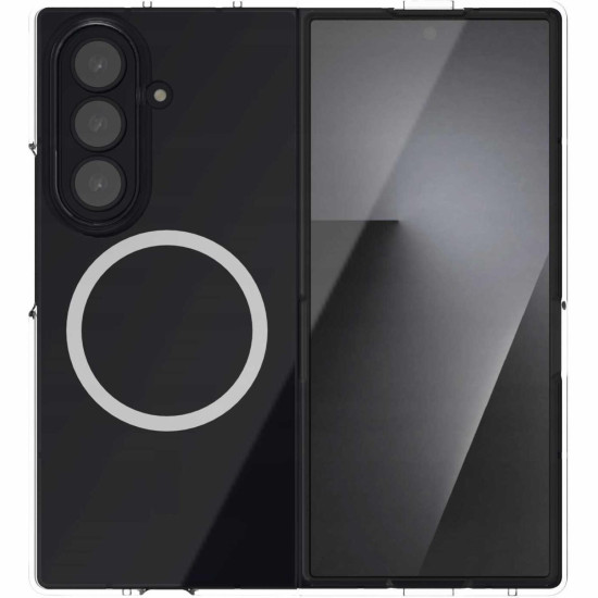 Θήκη Samsung Galaxy Z Fold7 Spacecase Crystal MagCase Διάφανη Σκληρή με MagSafe 2mm - Clear (5905719129514)