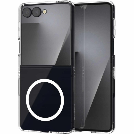 Θήκη Samsung Galaxy Z Flip7 Spacecase Crystal MagCase Διάφανη Σκληρή με MagSafe 2mm - Clear (5905719129507)