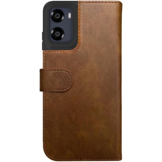 Θήκη Motorola Moto G05 / E15 Rosso Element PU Πορτοφόλι - Brown (8719246476259)