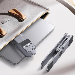 Βάση Στήριξης Tech-Protect ULS200 Universal Stand Ρυθμιζόμενη Βάση Αλουμινίου για Laptop έως 16" - Grey (5906302309870)