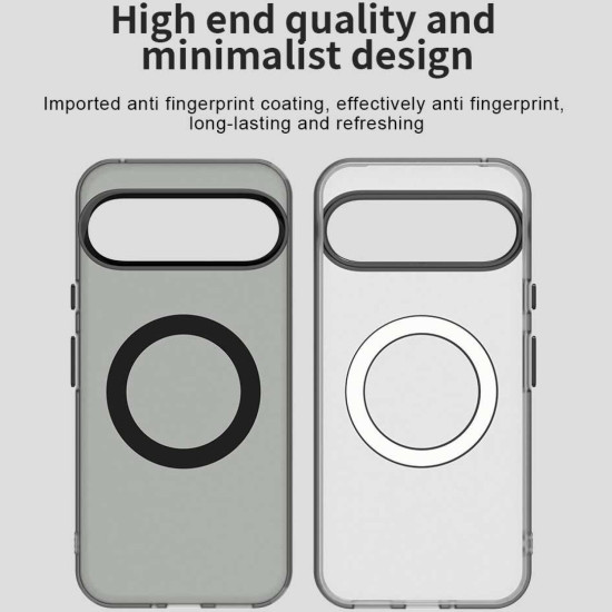Θήκη Google Pixel 10 / 10 Pro Techsuit CandyCase Σκληρή Ημιδιάφανη με MagSafe Qi2 - Black (5949419321670)
