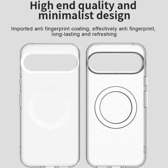 Θήκη Google Pixel 10 / 10 Pro Techsuit CandyCase Σκληρή Ημιδιάφανη με MagSafe Qi2 - White (5949419321663)