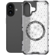 Θήκη iPhone 17 Techsuit HoneyComb Shield Σκληρή Ημιδιάφανη με MagSafe - White (5949419290266)