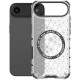 Θήκη iPhone Air Techsuit HoneyComb Shield Σκληρή Ημιδιάφανη με MagSafe - White (5949419290204)