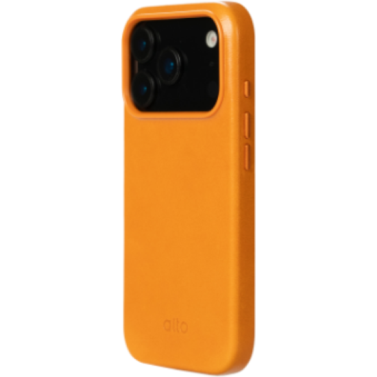Θήκη iPhone 17 Pro Alto Clop Premium Leather Magnetic Case Ανθεκτική Δερμάτινη με MagSafe - Caramel Brown (4711548391593)