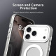 Θήκη iPhone 17 Pro Max Techsuit CandyCase Σκληρή Ημιδιάφανη με MagSafe - White (5949419313309)