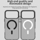 Θήκη iPhone 17 Pro Max Techsuit CandyCase Σκληρή Ημιδιάφανη με MagSafe - Black (5949419313316)