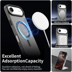 Θήκη iPhone Air Techsuit CandyCase Σκληρή Ημιδιάφανη με MagSafe - Black (5949419313262)