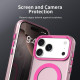 Θήκη iPhone 17 Pro Max Techsuit CandyCase Σκληρή Ημιδιάφανη με MagSafe - Pink (5949419313293)
